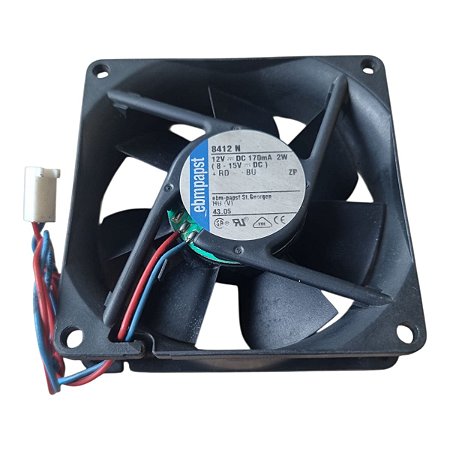 Ebm Papst 8412n 12vdc 170ma 2w 8-15vdc  2 Fios