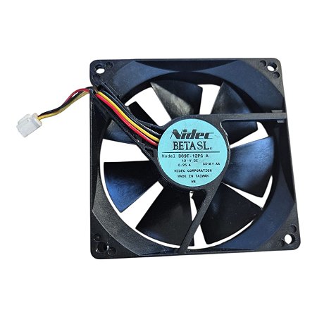 Cooler 92x92x25mm 12vdc 0.25a 3 Fios D09t-12pg  a Nidec