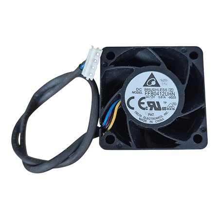 Cooler 40x40x28mm Dc12v 0.81a Ffb0412uhn 4 Fios 18500rpm 58,5 Dba