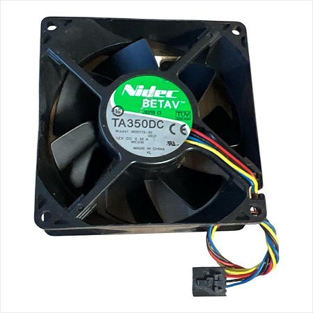 Cooler 92x92x38mm 12vdc 0,55a Ta350dc Modelo M35172-35 4 Fios