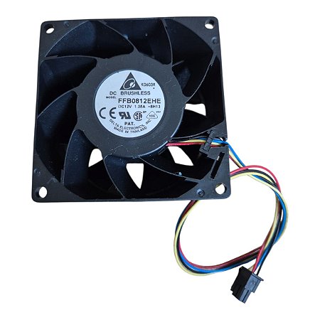 Cooler 80x80x38mm Dc12v 1,35a Ffb0812ehe -8h13 4 Fios