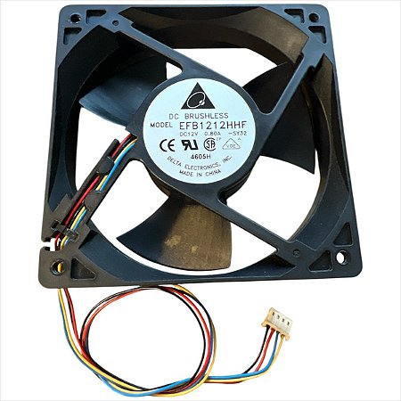 Cooler 120x120x32mm 0.80a 4 Fios Efb1212hhf Delta