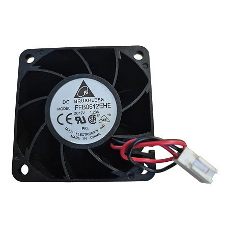 Cooler 60x60x38mm 12v 1.20a Ffb0612ehe 8000rpm 2 Fios Delta