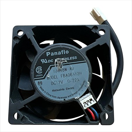 Cooler 60x60x25mm 12v 0.22a 3500rpm Fba06a12h 2 Fios Panaflo