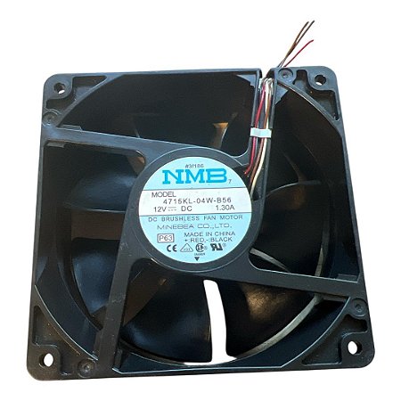 Cooler 120x120x38mm 12v 1.30a 3600rpm 4715kl-04w-b56 4 Fios