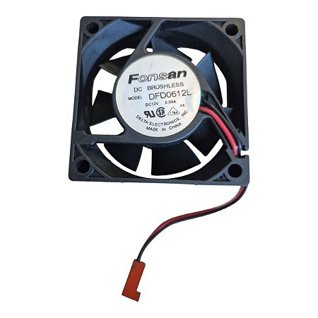 Cooler  60x60x20mm 12vdc 0,09a 2fios Dfd0612l Fonsan Delta