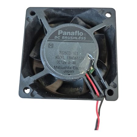 Cooler 60x60x25mm 12 Vdc 0.3a Fba06a12v 2 Fios  7125cd-1e1  Panaflo