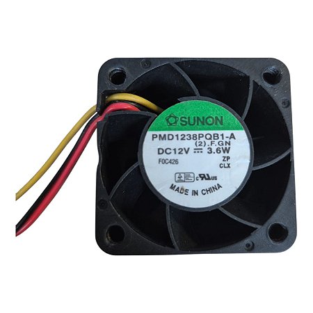 Cooler  38x38x28mm 12v 3.6w Pmd1238pqb1-a 3fios