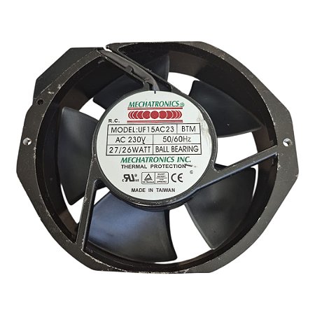 Cooler 230vac 172x150x38mm Uf15ac23-bthr 3400rpm 50/60hz 27/26 Watt Rolamento
