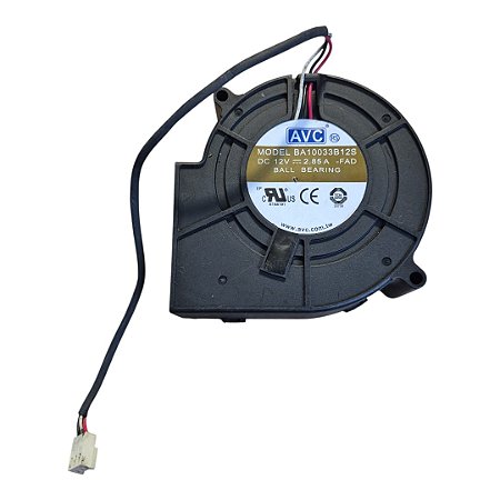 Cooler Turbo Fan Dc12v 2,85a Avc Ba10033b12s 3 Fios