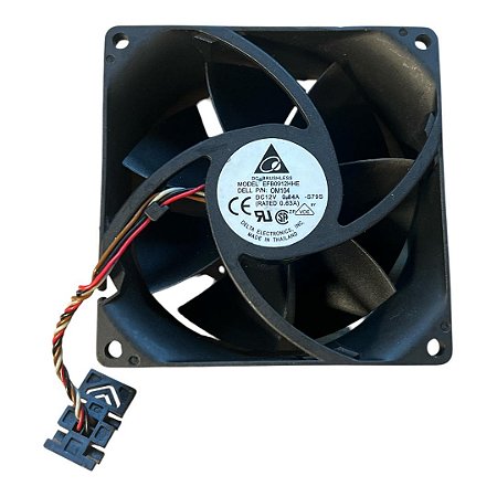 Cooler 92x92x38mm Dc12v 0.63a 4000rpm Efb0912hhe Om104 4 Fios