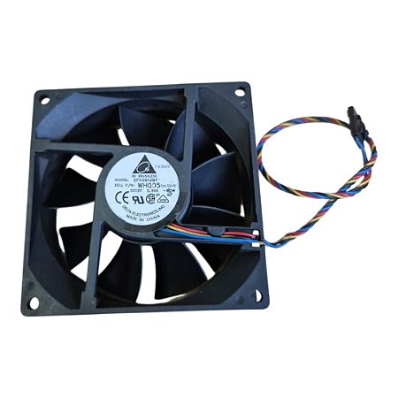 Cooler 90x90x32mm Efc0912bf 12v 0.60a 4 Fios Delta Pn:wh005