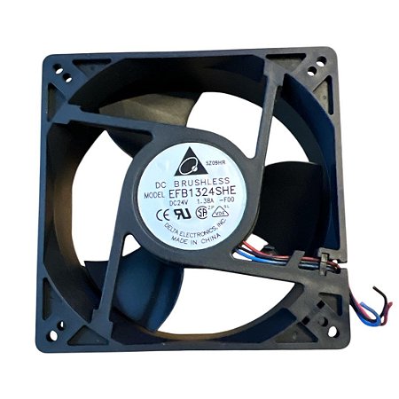 Cooler 127x127x38mm Dc24v 1.38a 4600rpm Efb1324she 3fios 200cfm
