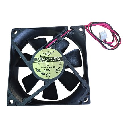 Cooler 80x80x25mm 12v 0.25a 3000rpm Ad0812hb-a76gl 2 Fios