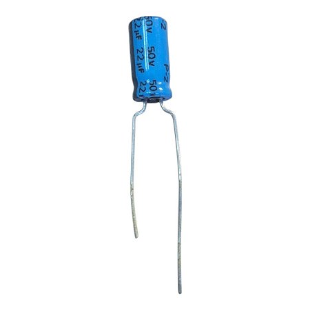 Kit com 100 Capacitor Eletrolitico 22uf/50v 5x11 85°c Jh