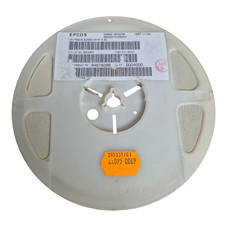 Capacitor Ceramico Smd 0603 150pf/50v 10% 0603cog151k050p07 Bobina