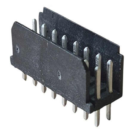 Conector Header Macho 76385-408lf 16 Pinos P/ Solda Amphenol