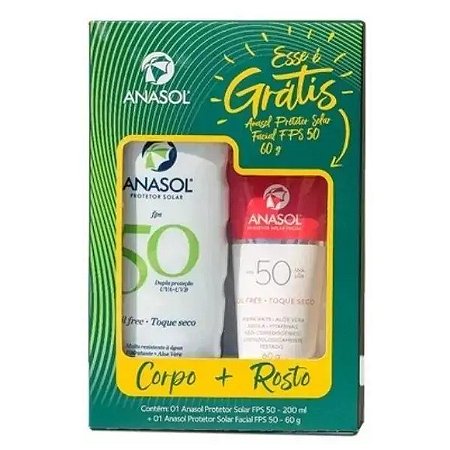 KIT ANASOL FPS 50 -  200 G + FACIAL FPS 5
