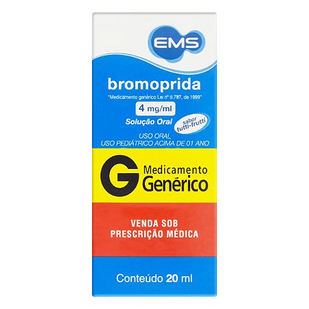 BROMOPRIDA G*  GTS 4 MG 20ML