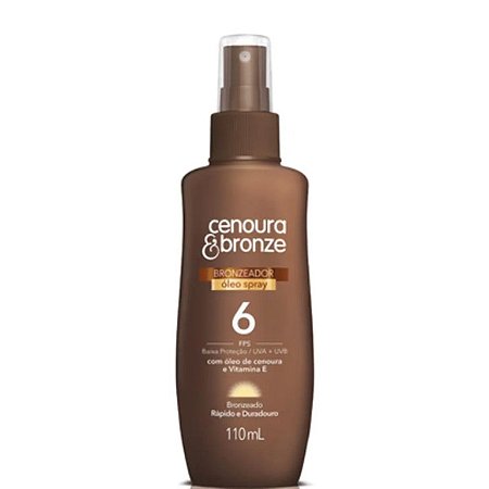CENOURA E BRONZE BRONZEADOR FPS 6 SPY