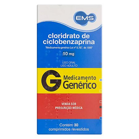 CICLOBENZAPRINA G*   10MG 30CPR