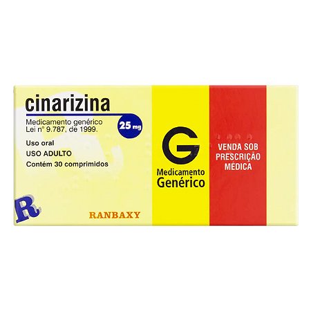CINARIZINA G*  25MG 30CPR