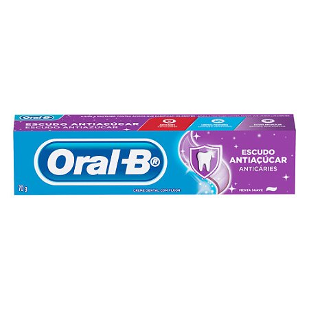 CRDT ORAL-B  70G ESC UDO ANTIACUCAR MENTA