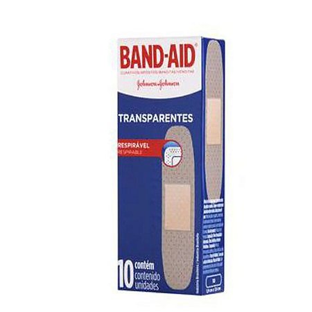 CURAT BAND-AID 10UN TRANSPARENTE