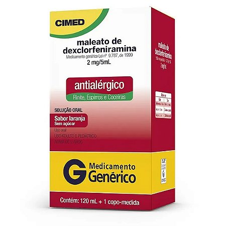 DEXCLORFENIRAMINA G* XPE 0,4MG 120ML