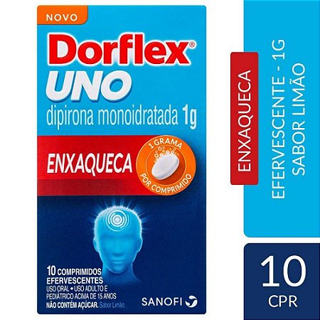 DORFLEX UNO 1G 10CPR EFV ENXAQUECA