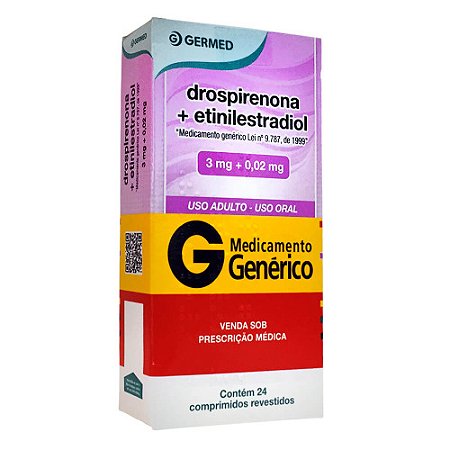 DROSPIRENONA+ETINILE G*  3/0,02MG 24CPR