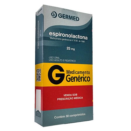 ESPIRONOLACTONA G*  25MG 30CPR