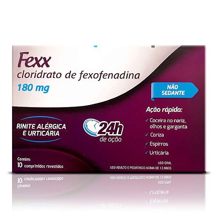 FEXX 180MG C/ 10CPR