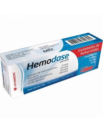 HEMODASE POM 25G C/6 APL/VTC