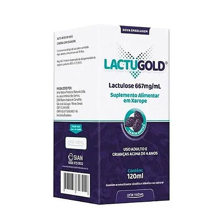 LACTUGOLD XPE 667MG 120ML AMEIXA