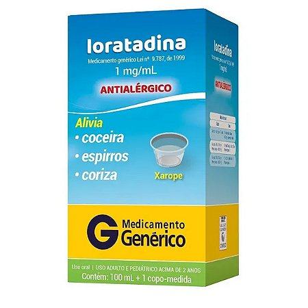 LORATADINA G*  XPE 1 MG 100ML
