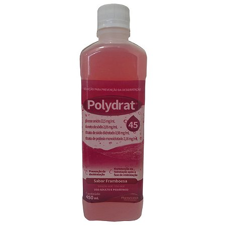 POLYDRAT 45 SOL ORAL  450ML FRAMBOESA