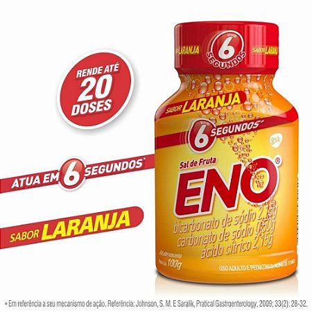 SAL DE FRUTA ENO 100 G LARANJA
