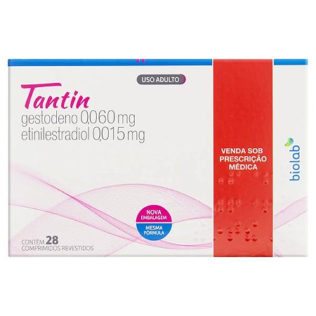 TANTIN 60/15MCG 28CP R