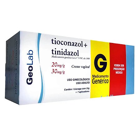 TIOCONAZOL+TINIDAZOL G*  CRE VAG 35G+7APL