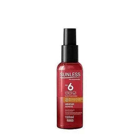 BLOQ SUNLESS OLEO BR URUCUM 120ML PFS 6
