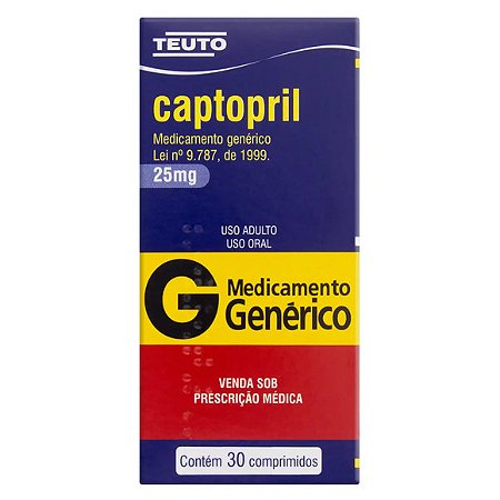 CAPTOPRIL G*  25MG 30CPR
