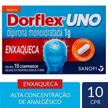 DORFLEX UNO 1G 10CPR ENXAQUECA