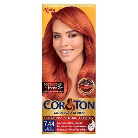 TIN COR TON MINI KIT  7.44 RUIVO ACOBREAD