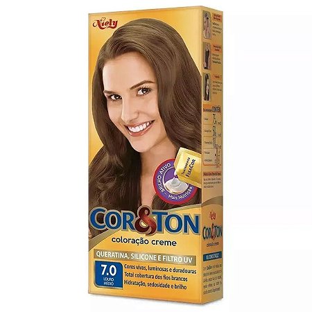 TINT COR TON  7.0 LOURO MEDIO