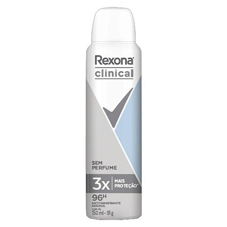 DES REXONA CLINICAL AERO 150ML S/PERFUME