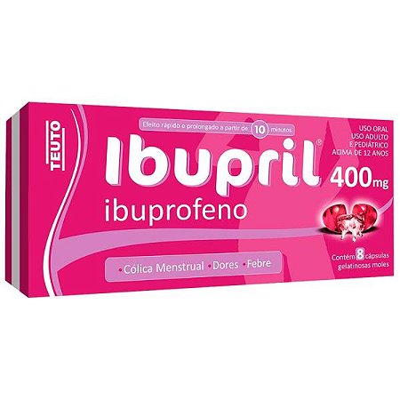 IBUPRIL 400MG C/8 CA PS GEL