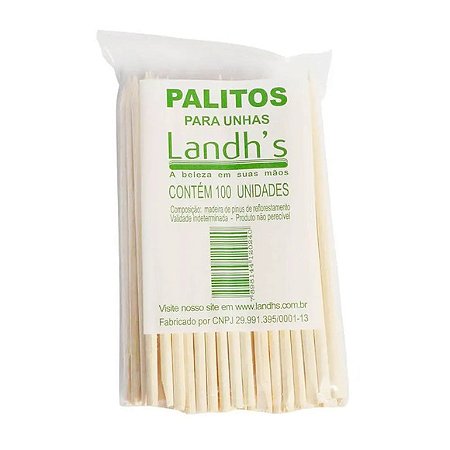 PALITO P/UNHA C/100  LANDHS 0201