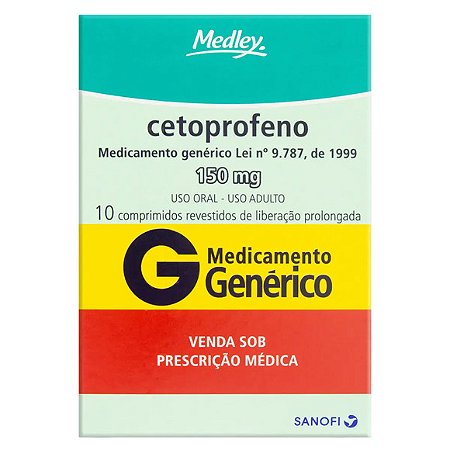 CETOPROFENO G*  150M G 10CPR