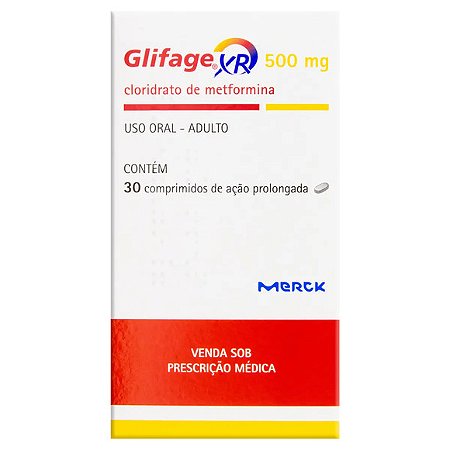 GLIFAGE XR  500MG 30 CPR